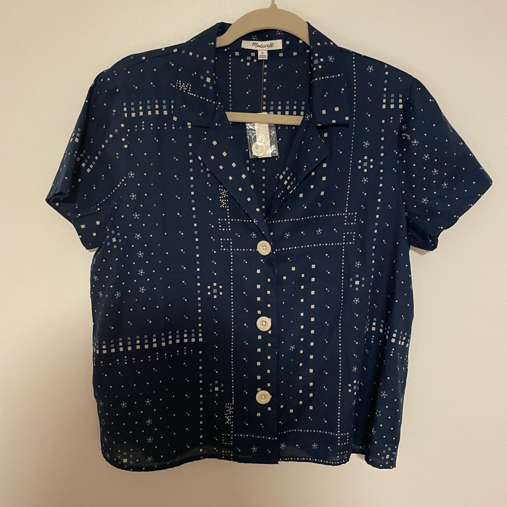 Madewell bandana print shirt